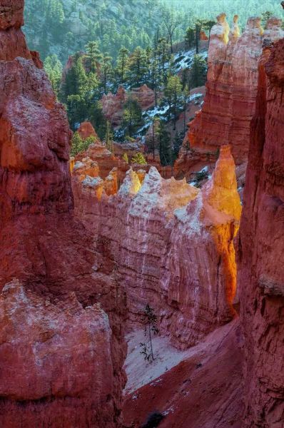 USA, Utah, Bryce Canyon NP Close-up of hoodoos